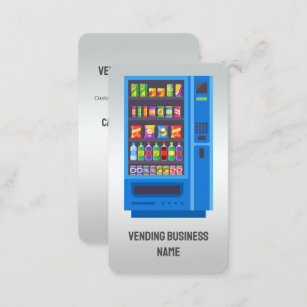 Vending Machine Custom QR Business Card