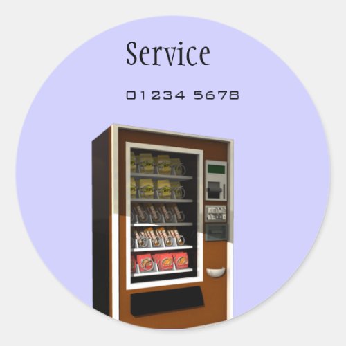 vending machine service tag
