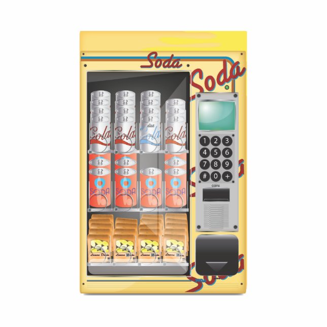 Vending Machine Statuette (Front)
