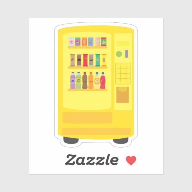 Vending Machine Sticker (Sheet)