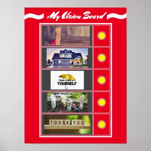 Vending Machine Vision Board Poster Paper Matte