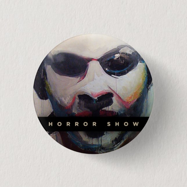 Vending Machine Winery Horror Show Button (Front)