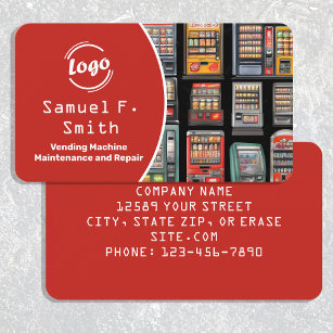 Vending Maintenance Business Card