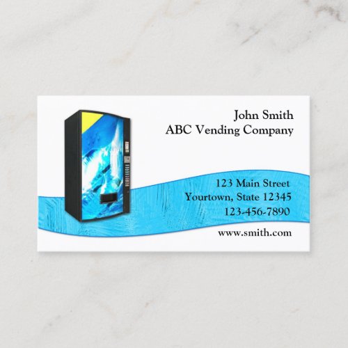 Vending Service Business Card