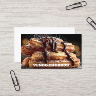 Vendo churros business card