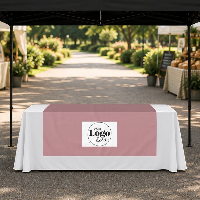 Vendor Booth Display Logo Tablecloth Runner (Creator Uploaded)