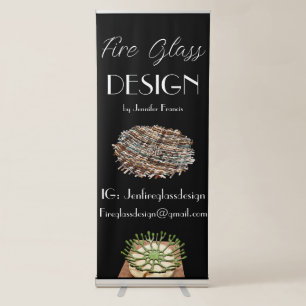 Vendor Display Vertical Retractable Banner