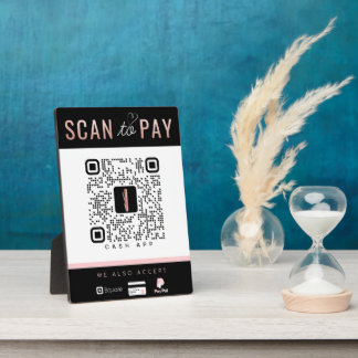 Vendor Payment Display Plaque