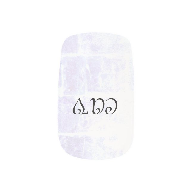 Vendredi Cornflower Blue  Minx Nail Art (Left Thumb)