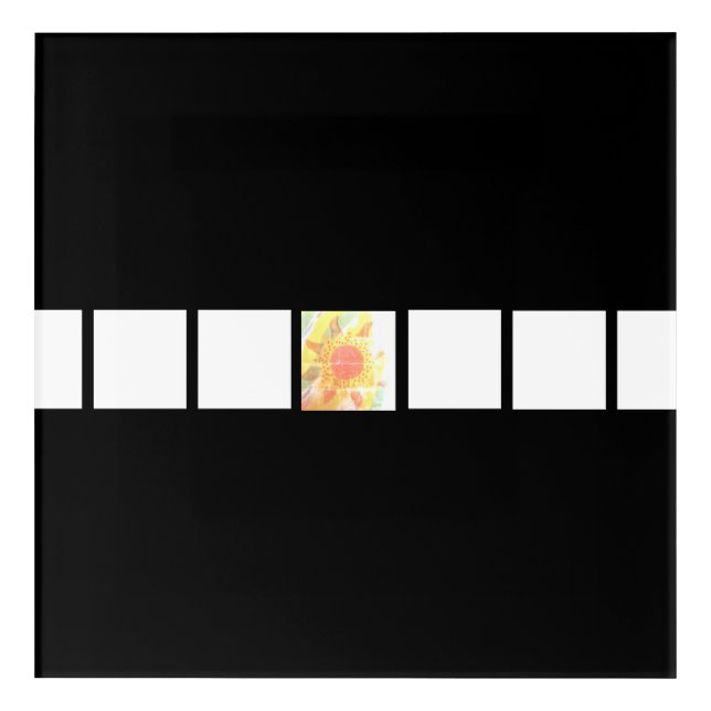 Vendredi Sun Image Acrylic Print (Front)