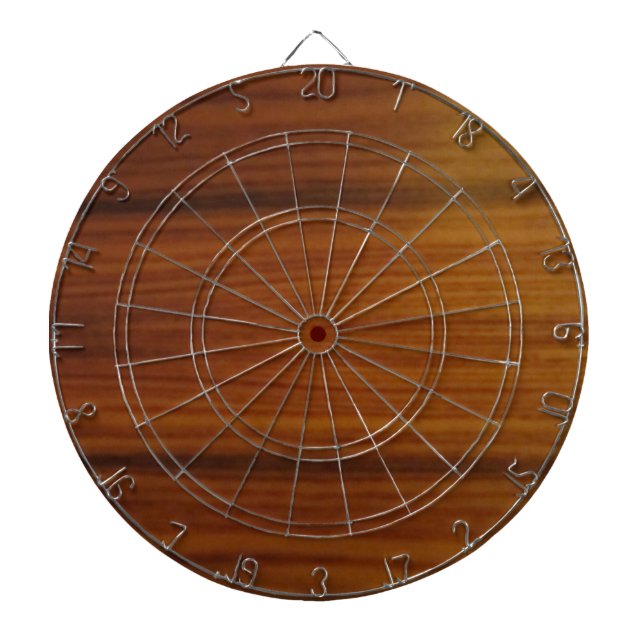 veneer dartboard with darts (Front)