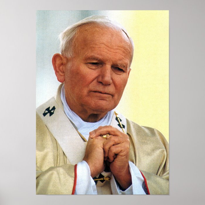 Venerable Pope John Paul II Poster