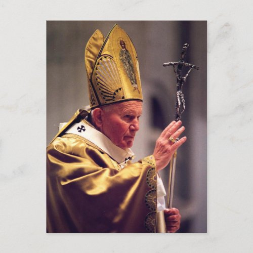 Venerable Pope John Paul II Prayer Card