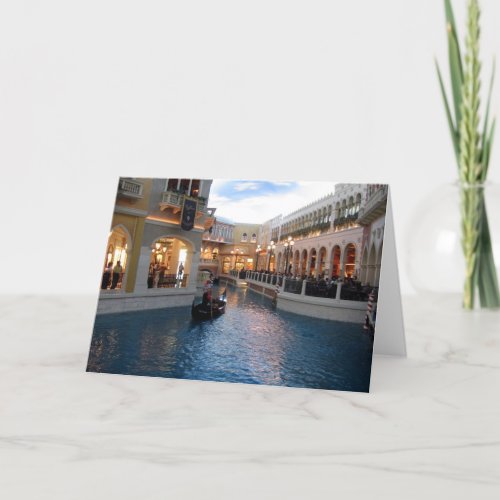 Venetian Canal Card