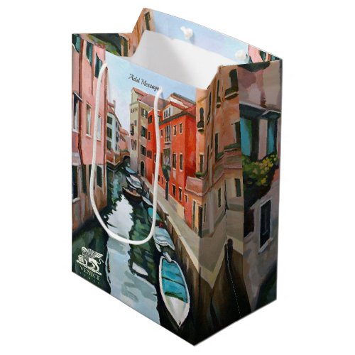 Venetian Canal Small Gift Ba Medium Gift Bag