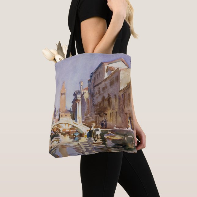 Venetian Canal Tote Bag (Close Up)