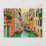 Venetian Canal Venice Italy Postcard