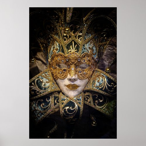 Venetian Carnival Mask Poster