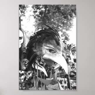 Venetian Carnival Mask Venice Italy Poster Print