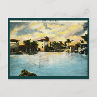 Venetian Casino, Coral Gables, FL Vintage Postcard