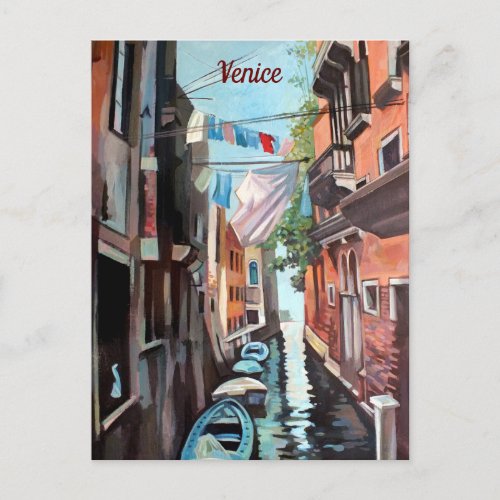 Venetian Channel Postcard