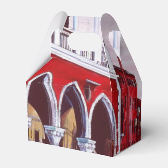 Venetian Charm Favor Boxes (Front Side)