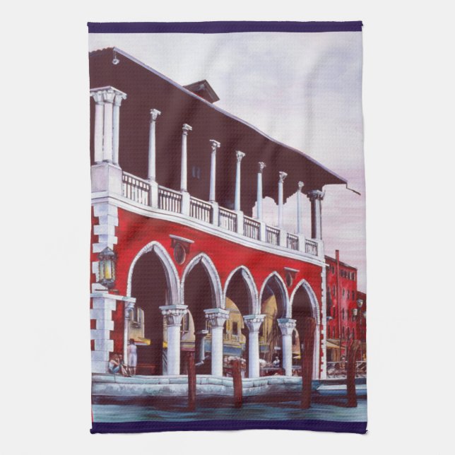 Venetian Charm Kitchen Towel (Vertical)