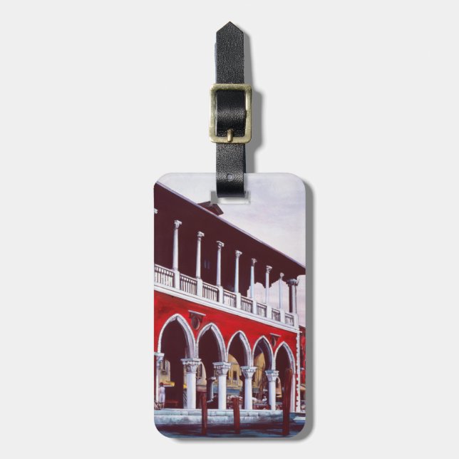 Venetian Charm Luggage Tag (Front Vertical)