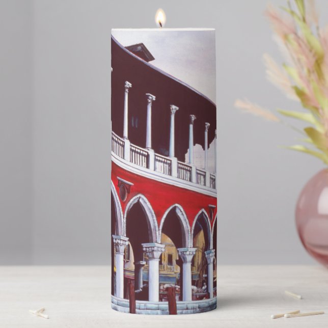 Venetian Charm Pillar Candle (In Situ)