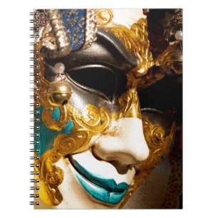 Venetian Costume Mask for Carnival Notebook