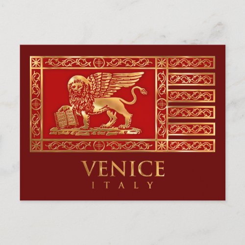 Venetian Flag Postcard
