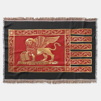 Venetian Flag Throw Blanket