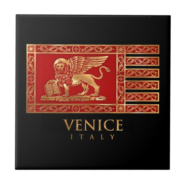 Venetian Flag Tile (Front)