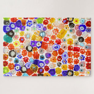 VENETIAN FLORA GLASS 20x30 INCH Jigsaw Puzzle