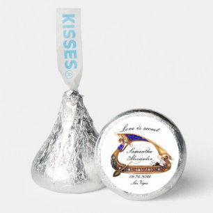 Venetian Gondola Black & White Engagement Wedding Hershey®'s Kisses®