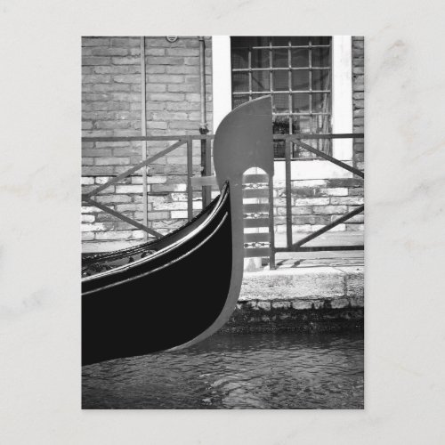 Venetian Gondola Postcard