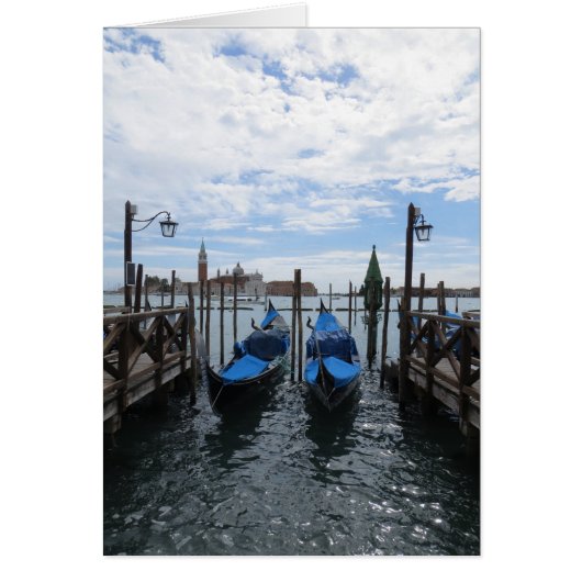 Venetian Gondolas Cards (Front)