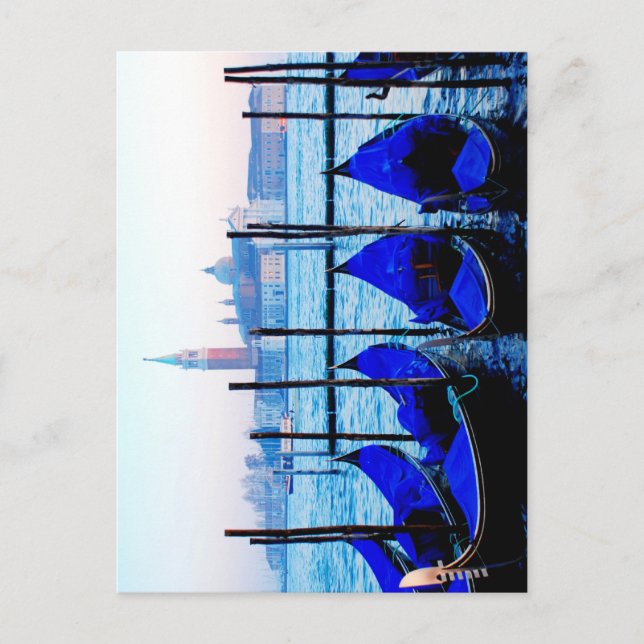 Venetian Gondolas Postcard (Front)