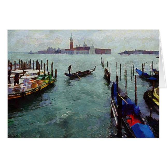 Venetian Gondolier Cards (Front Horizontal)
