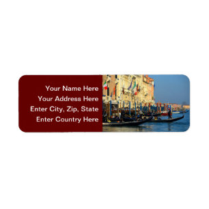 Venetian gondoliers label