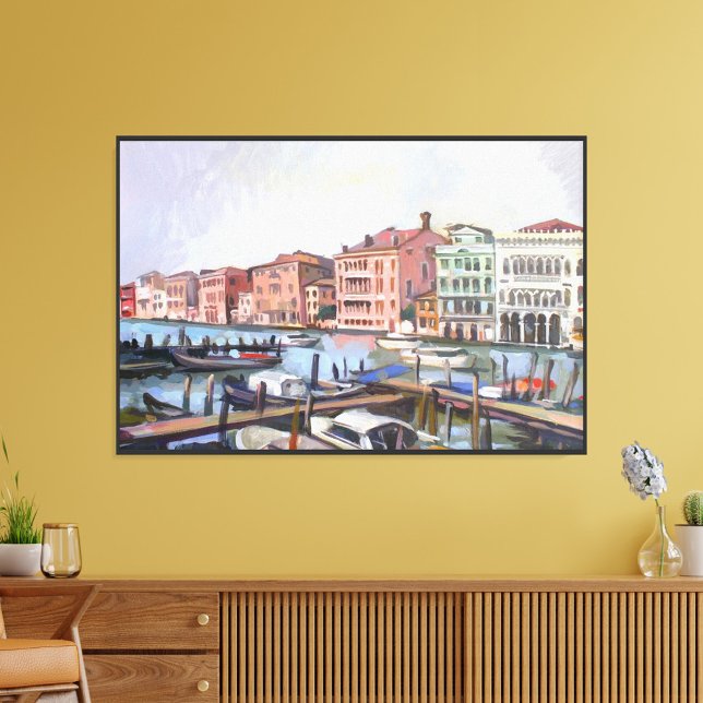 Venetian Grand Canal Canvas Print (Creator Uploaded)