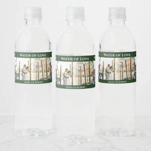 Venetian Grand Canal Wedding Water Bottle Label