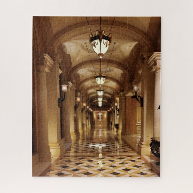 Venetian Hallway Jigsaw Puzzle (Vertical)