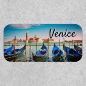 Venetian Iconic blue gondolas grand canal Patch (Front)