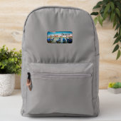 Venetian Iconic blue gondolas grand canal Patch (On Backpack)