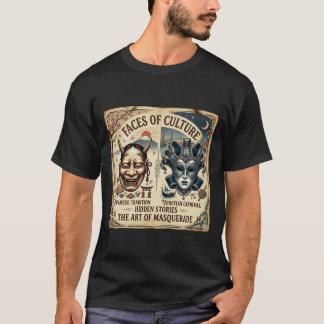 Venetian Japanese Mask Artistic Tee