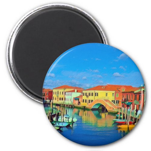 Venetian Lagoon _ MURANO _ panorama Magnet