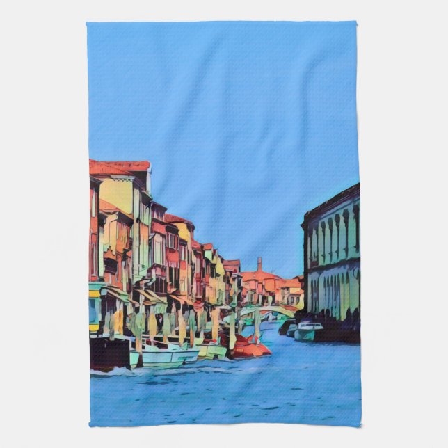 Venetian Lagoon - MURANO - view Kitchen Towel (Vertical)