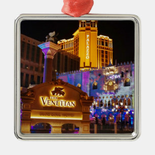Venetian Las Vegas Decorative Evening Lights Metal Ornament