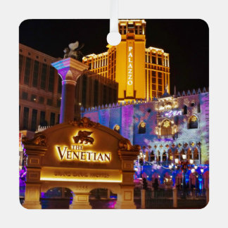 Venetian Las Vegas Decorative Evening Lights Metal Ornament